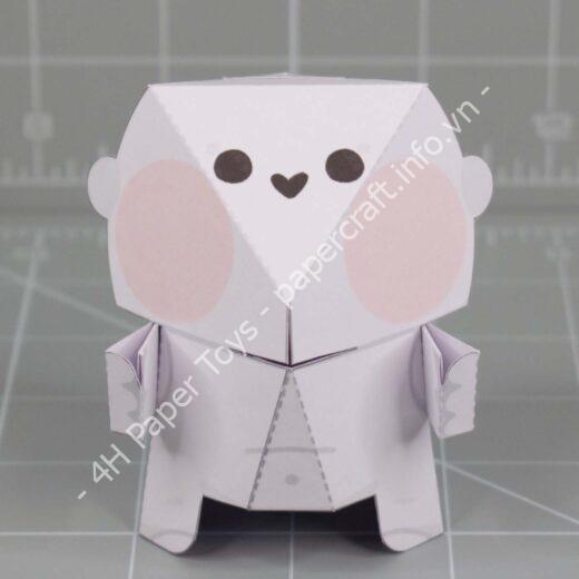 Mô hình giấy Default Template - đồ chơi giấy thủ công PaperCraft VN