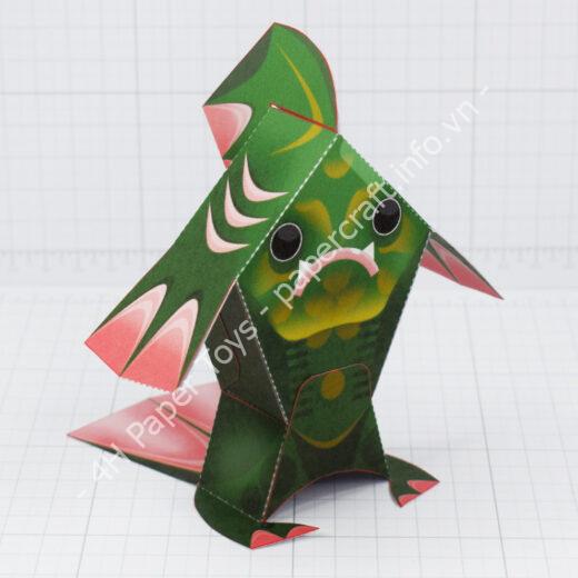 Mô hình giấy Friendly Fish Fella’ - đồ chơi giấy thủ công PaperCraft VN