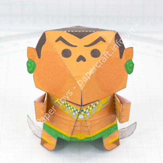 Mô hình giấy Namor the Sub-Mariner - đồ chơi giấy thủ công PaperCraft VN