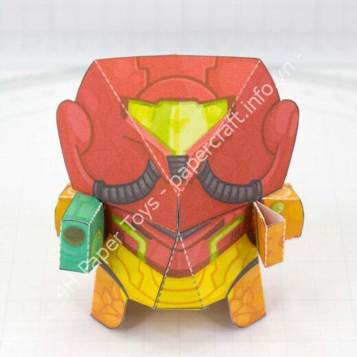 Mô hình giấy Samus – Metroid - đồ chơi giấy thủ công PaperCraft VN