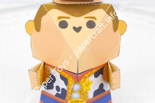 Mô hình giấy Woody – Toy Story - đồ chơi giấy thủ công PaperCraft VN
