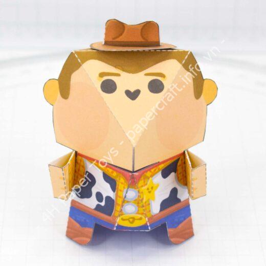 Mô hình giấy Woody – Toy Story - đồ chơi giấy thủ công PaperCraft VN