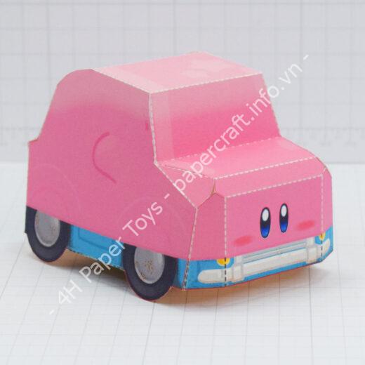 Mô hình giấy Mouthful Mode Kirby – Karby - đồ chơi giấy thủ công PaperCraft VN