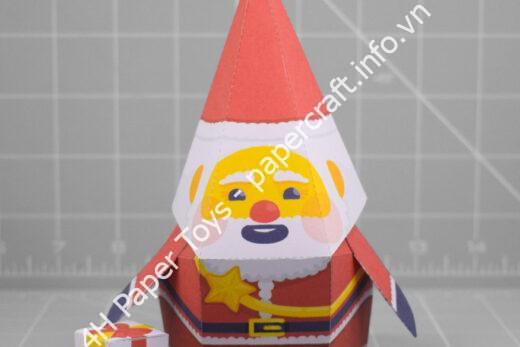 Mô hình giấy Sensational Santa - đồ chơi giấy thủ công PaperCraft VN