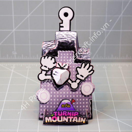 Mô hình giấy Turnip Mountain - đồ chơi giấy thủ công PaperCraft VN