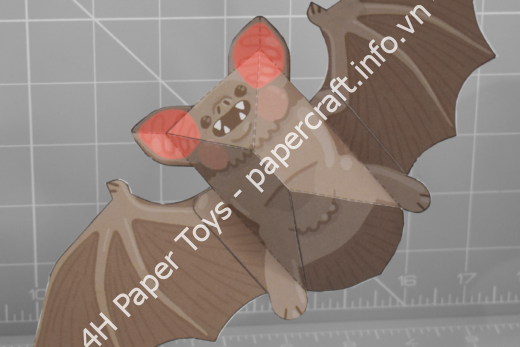 Mô hình giấy Vampire Bat - đồ chơi giấy thủ công PaperCraft VN