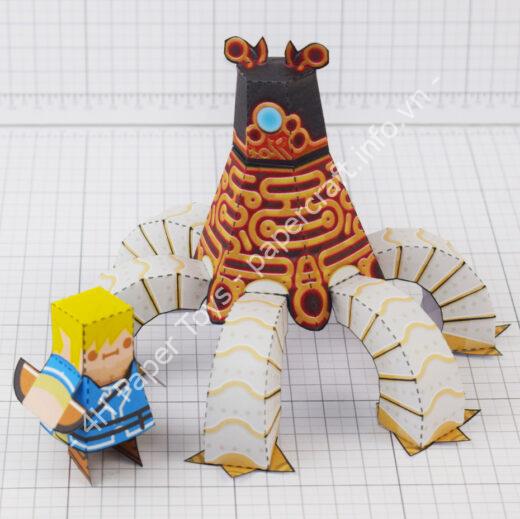 Mô hình giấy Zelda, Breath of the Wild - đồ chơi giấy thủ công PaperCraft VN