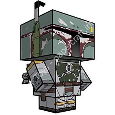 Mô hình giấy Boba Fett - đồ chơi giấy thủ công PaperCraft VN