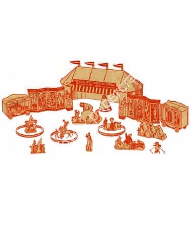 Mô hình giấy Circus Big Top - ảnh 3 - đồ chơi giấy thủ công PaperCraft VN