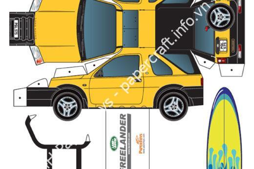 Mô hình giấy Land Rover Freelander - đồ chơi giấy thủ công PaperCraft VN