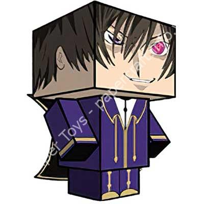 Mô hình giấy Lelouch - ảnh 2 - đồ chơi giấy thủ công PaperCraft VN