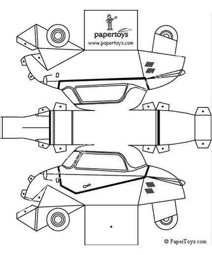 Mô hình giấy Messerschmitt - đồ chơi giấy thủ công PaperCraft VN