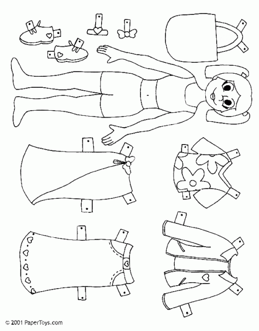 Mô hình giấy Paper Doll - đồ chơi giấy thủ công PaperCraft VN