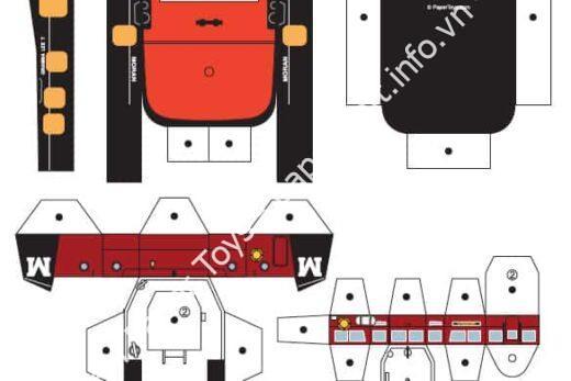 Mô hình giấy Tugboat - đồ chơi giấy thủ công PaperCraft VN