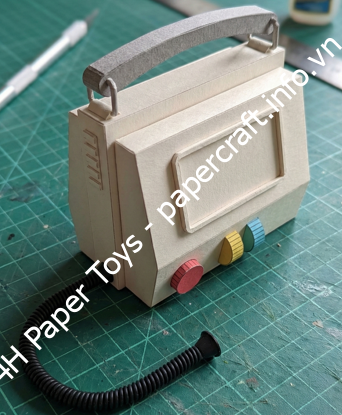 Mô hình giấy Túi bác sĩ - ảnh 2 - đồ chơi giấy thủ công PaperCraft VN