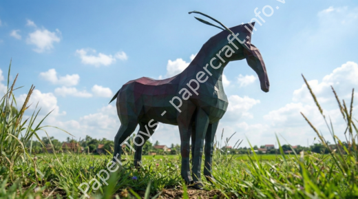 Mô hình giấy Pandora’s DireHorse - ảnh 3 - đồ chơi giấy thủ công PaperCraft VN