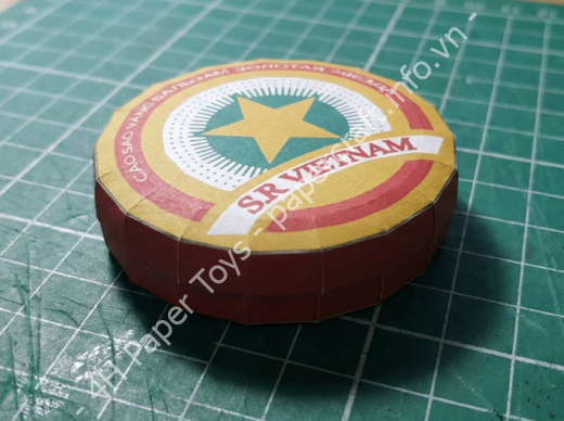 Mô hình giấy Cao Sao Vàng - đồ chơi giấy thủ công PaperCraft VN