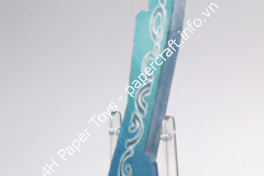 Mô hình giấy Sorcery Sword - đồ chơi giấy thủ công PaperCraft VN