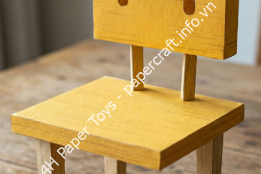 Mô hình giấy Souta Munakata (Suzume’s Chair) - đồ chơi giấy thủ công PaperCraft VN
