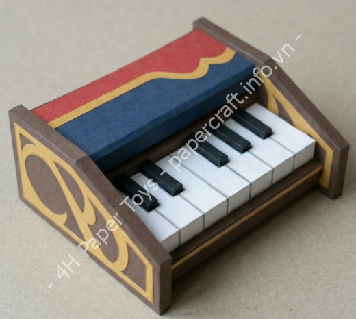 Mô hình giấy Organ of Evening Calm - đồ chơi giấy thủ công PaperCraft VN