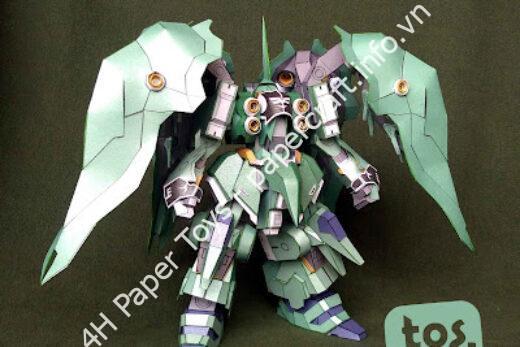Mô hình giấy Gundam Kshatriya 1:144 - ảnh 2 - đồ chơi giấy thủ công PaperCraft VN