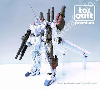 Mô hình giấy Full Armor Unicorn Gundam 1:144 - ảnh 2 - đồ chơi giấy thủ công PaperCraft VN