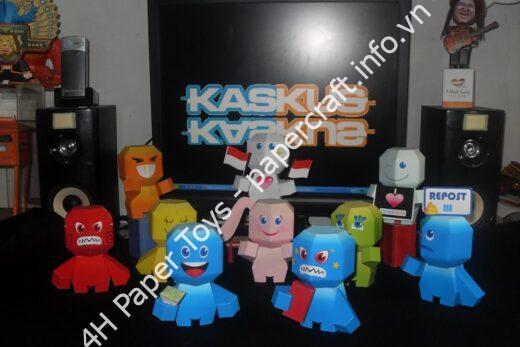 Mô hình giấy Kaskus Emotion Papertoys - ảnh 2 - đồ chơi giấy thủ công PaperCraft VN