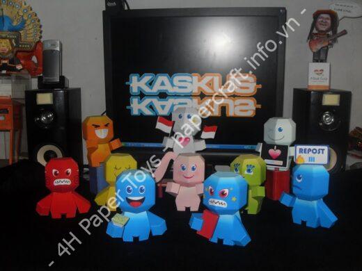 Mô hình giấy Kaskus Emotion Papertoys - ảnh 2 - đồ chơi giấy thủ công PaperCraft VN