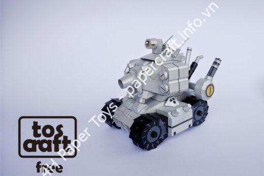 Mô hình giấy Metal Slug (Super Vehicle-001) - đồ chơi giấy thủ công PaperCraft VN