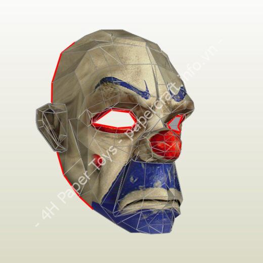 Mô hình giấy Free old files pdo pepakura – the joker mask - ảnh 2 - đồ chơi giấy thủ công PaperCraft VN