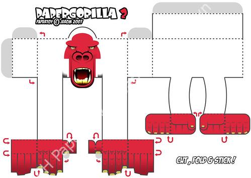 Mô hình giấy Papergrilla 2 - đồ chơi giấy thủ công PaperCraft VN