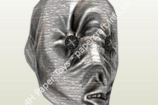 Mô hình giấy Free old files pdo pepakura – dr decker mask - đồ chơi giấy thủ công PaperCraft VN