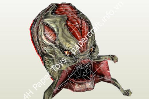Mô hình giấy Free old files pdo pepakura – berserker face - ảnh 2 - đồ chơi giấy thủ công PaperCraft VN