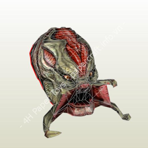 Mô hình giấy Free old files pdo pepakura – berserker face - ảnh 2 - đồ chơi giấy thủ công PaperCraft VN