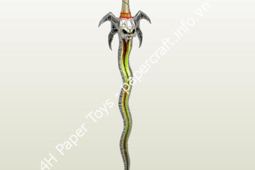 Mô hình giấy Free old files pdo pepakura – soulreaver sword - đồ chơi giấy thủ công PaperCraft VN