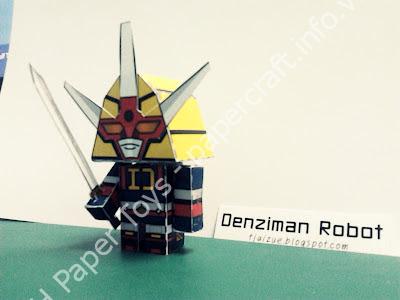 Mô hình giấy Denziman Robot - đồ chơi giấy thủ công PaperCraft VN
