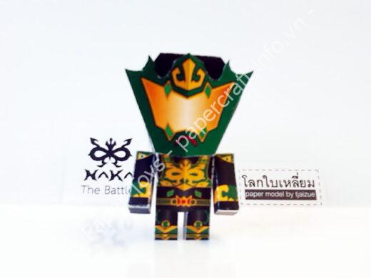 Mô hình giấy Naka (robot giáp đặc nhiệm) - đồ chơi giấy thủ công PaperCraft VN