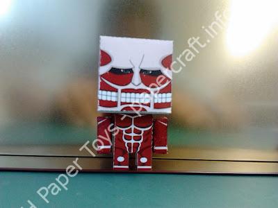 Mô hình giấy Attack on Titan - đồ chơi giấy thủ công PaperCraft VN