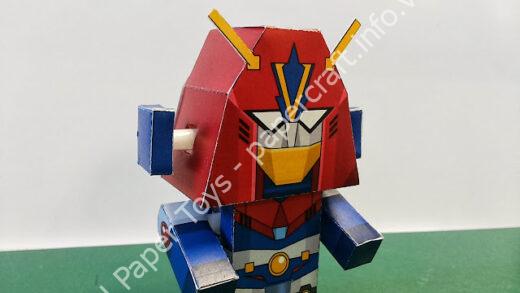 Mô hình giấy Combattler V - đồ chơi giấy thủ công PaperCraft VN