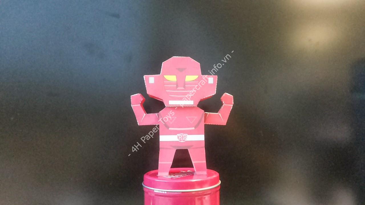 Mô hình giấy Super robot Red baron