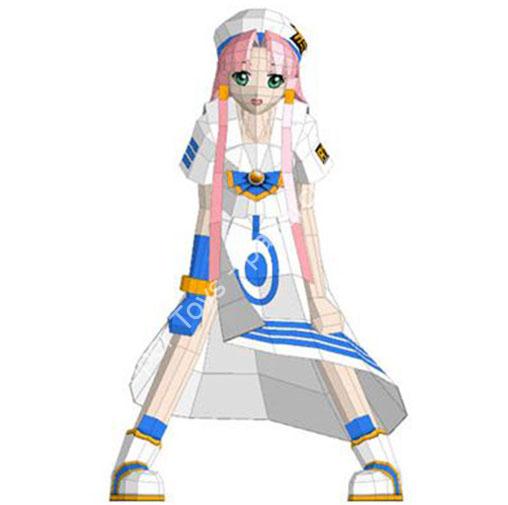 Mô hình giấy Aria the Animation: Akari Mizunashi Paper Model - ảnh 2 - đồ chơi giấy thủ công PaperCraft VN