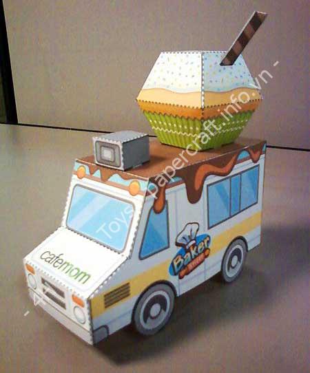 Mô hình giấy Baker Street Truck Papercraft - ảnh 2 - đồ chơi giấy thủ công PaperCraft VN