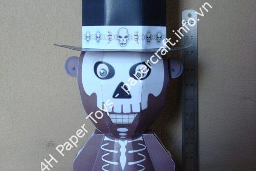 Mô hình giấy Genetically Altered (Mutant Size) – Baron Samedi - ảnh 2 - đồ chơi giấy thủ công PaperCraft VN