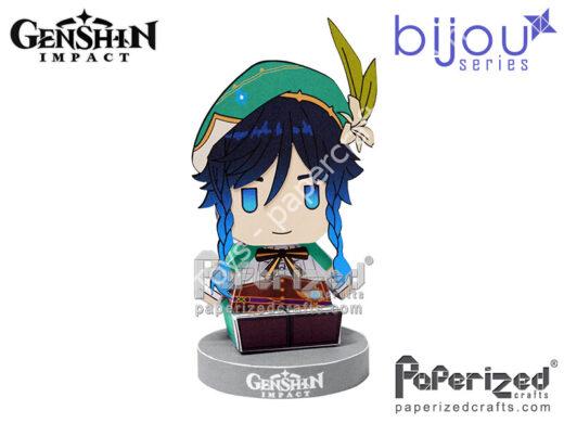 Mô hình giấy Bijou x Genshin Impact: Venti Paperized - đồ chơi giấy thủ công PaperCraft VN
