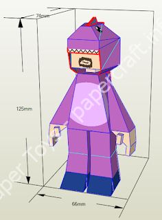 Mô hình giấy Tobiasaurus - đồ chơi giấy thủ công PaperCraft VN