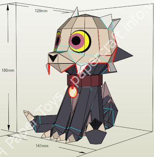 Mô hình giấy King – The Owl House - đồ chơi giấy thủ công PaperCraft VN