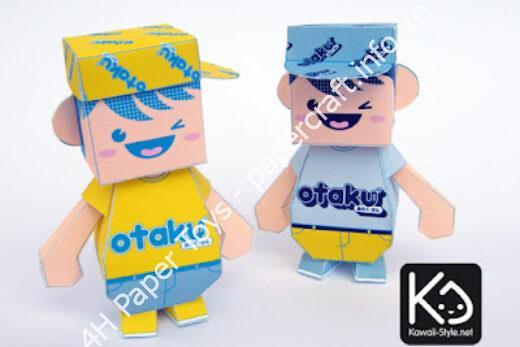 Mô hình giấy Dumpy Kawaii Style - đồ chơi giấy thủ công PaperCraft VN