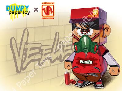 Mô hình giấy Dumpy x Willie Beren - đồ chơi giấy thủ công PaperCraft VN