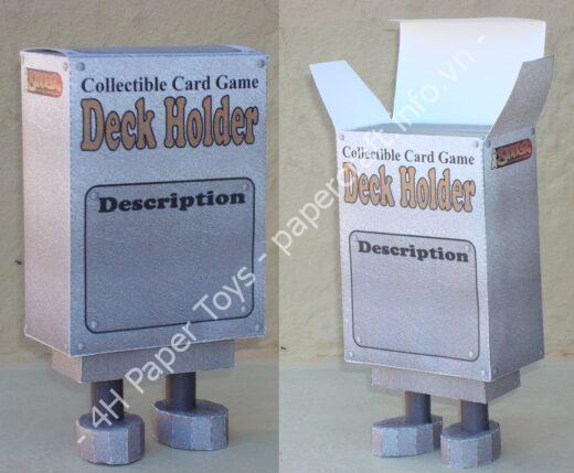 Mô hình giấy CCG Deck Holder - ảnh 2 - đồ chơi giấy thủ công PaperCraft VN