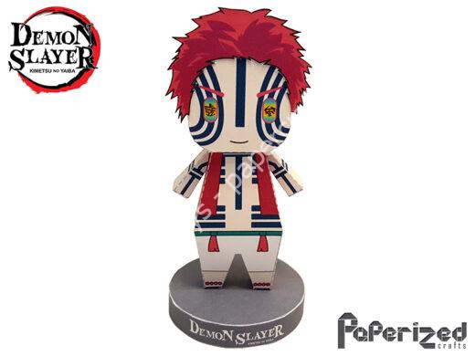 Mô hình giấy Demon Slayer: Akaza Paperized - ảnh 2 - đồ chơi giấy thủ công PaperCraft VN